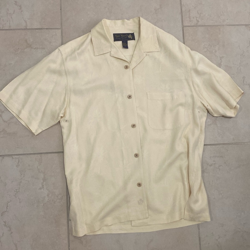 Palm Tree Button Down - image 1